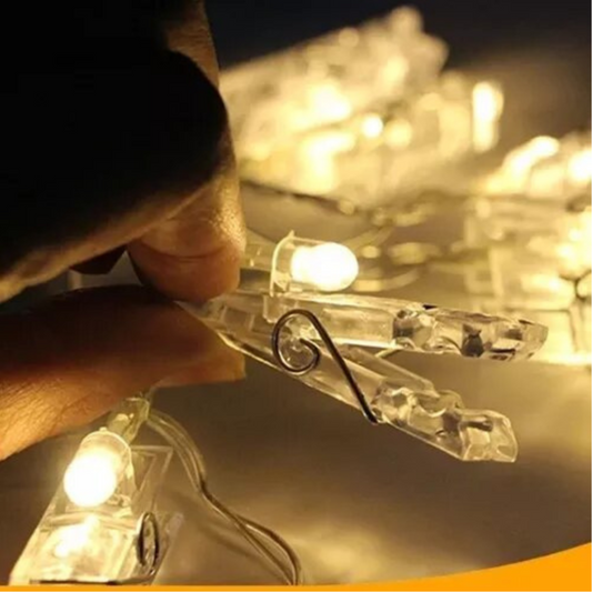 Guirnalda LED con Clip para fotos
